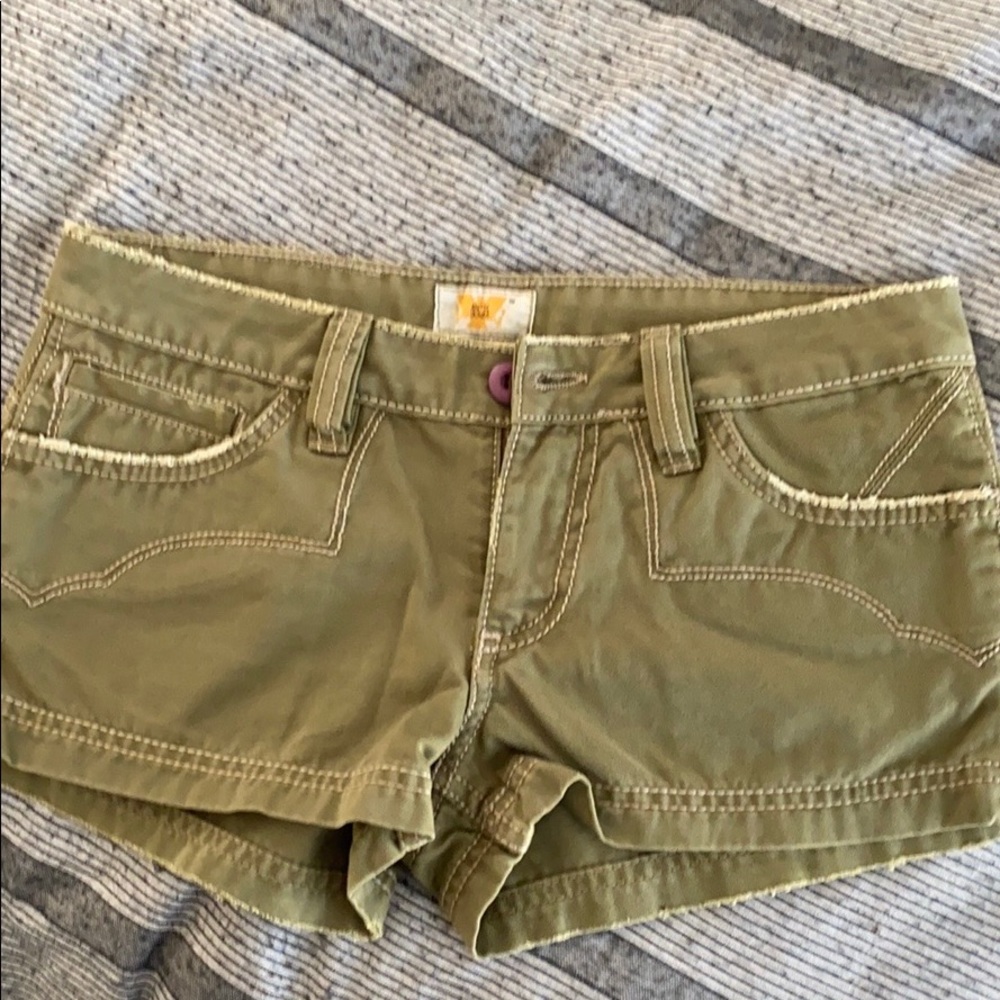 Bling denim shorts
